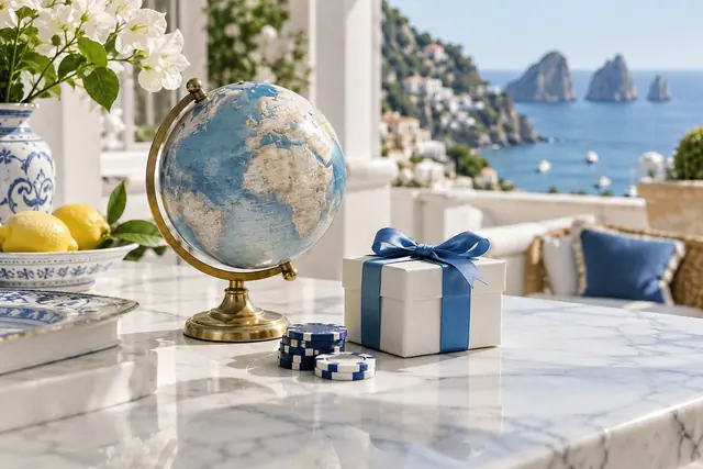 bonus casino senza deposito non aams: mappamondo, pacco regalo e fiches